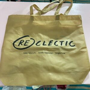 Large Recycled Tote Shopping Bag from Reclectic